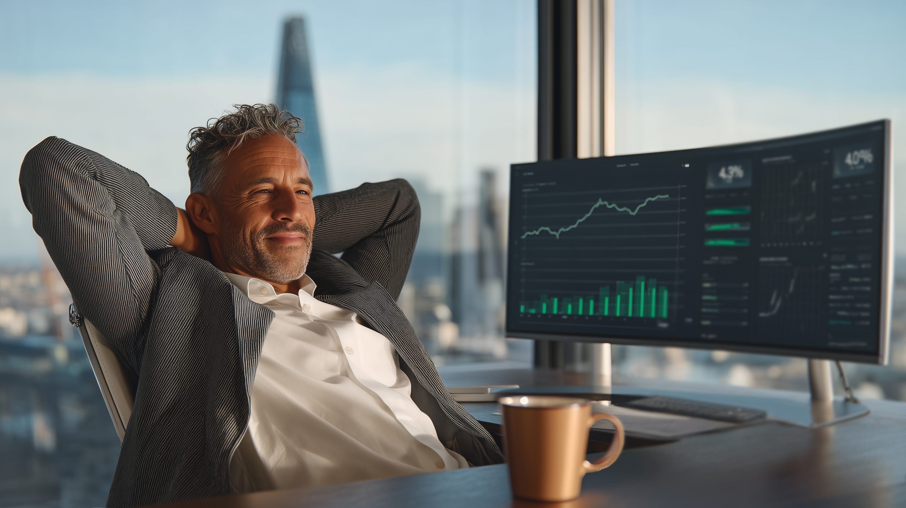 Professional workspace background